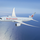 A Boeing 787 - the plane I should have taken. Instead, I flew home in a Prius V...